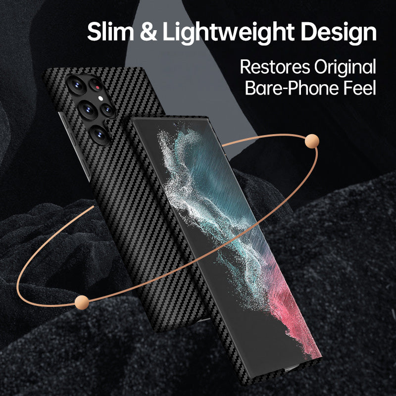 Samsung Galaxy Carbon Fiber Texture Ultra-Thin Phone Case