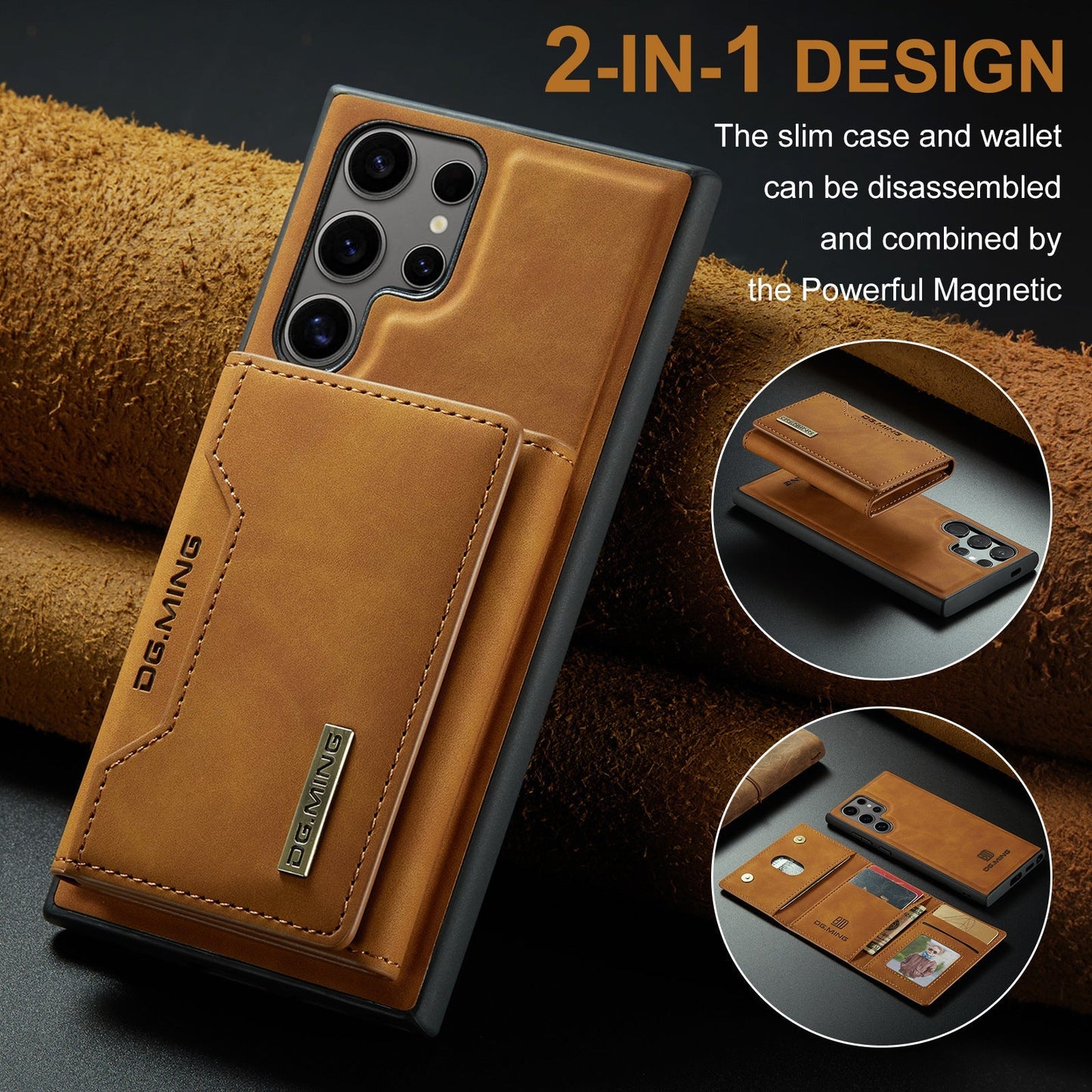 2 in 1 Detachable Back Cover For Samsung