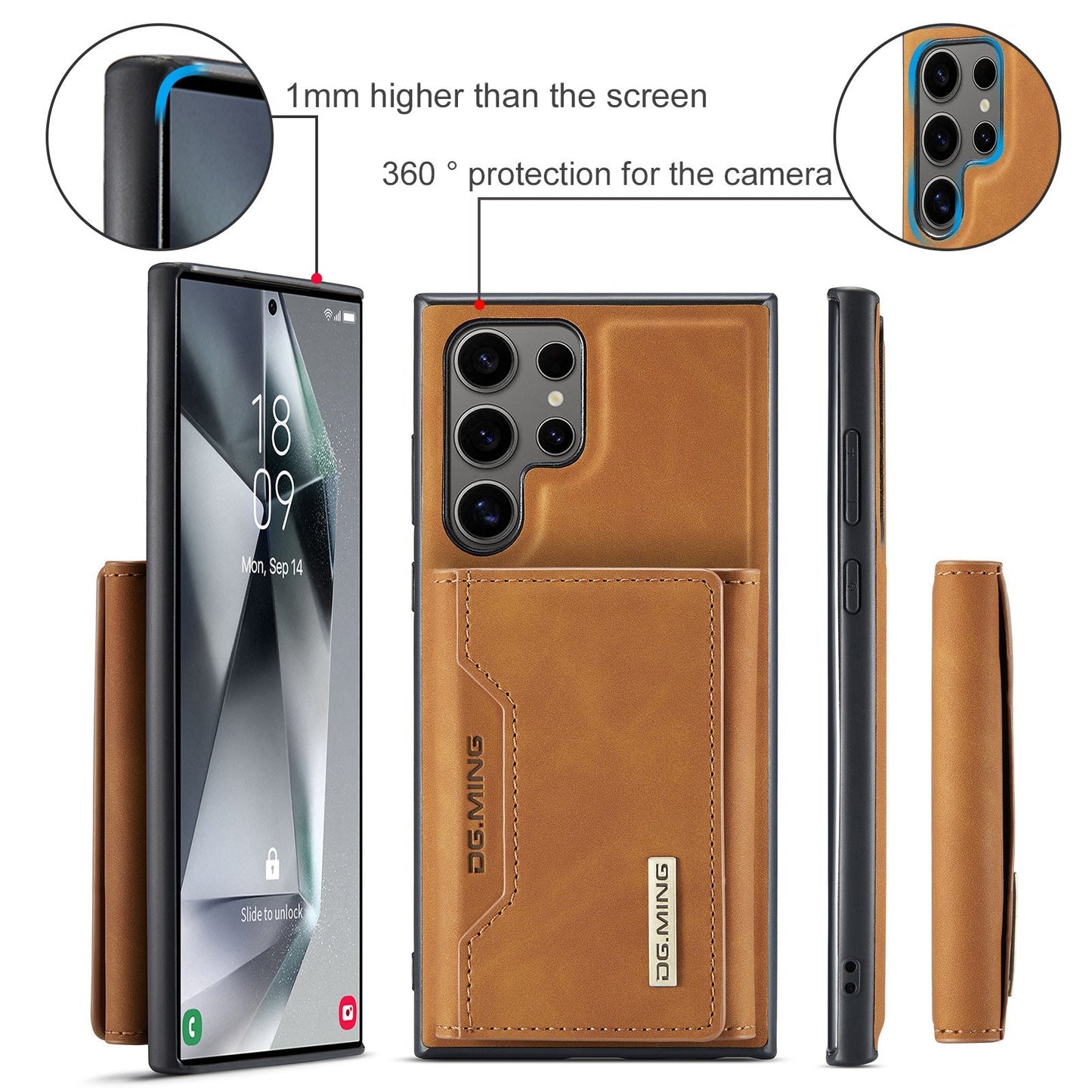 2 in 1 Detachable Back Cover For Samsung