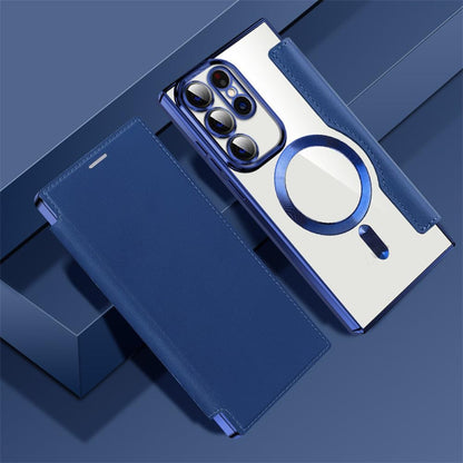 Flip Leather Card Slots Magnetic Phone Case For Samsung