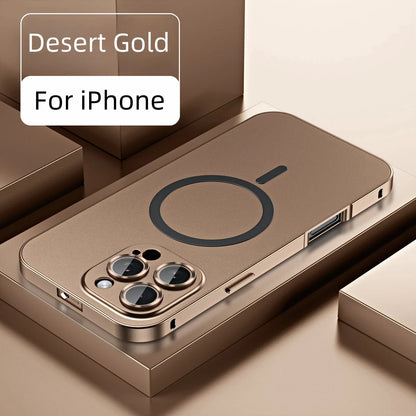 Magsafe Magnetic Frosting Metal Case For iPhone